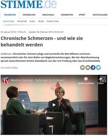 Vorschau auf den Artikel in der Heilbronner Stimme