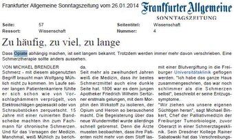 Vorschau Artikel in der FAS vom 29.01.2014