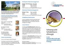 Vorschau 'Flyer Schädelbasischirurgie'