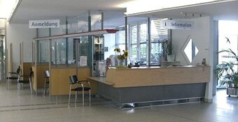 Information desk of the neurocenter