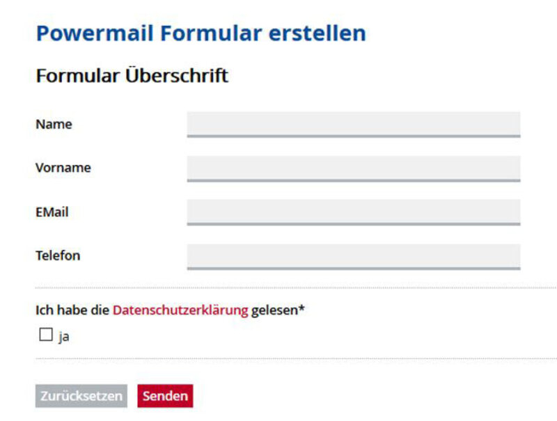 Powermail Formular Erstellen