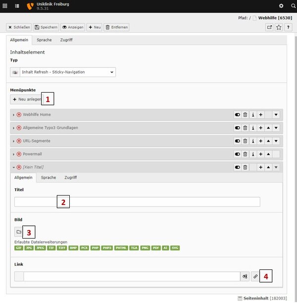 Sticky Navigation