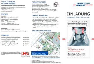 Vorschau Flyer zum Kopfschmerzsymposium