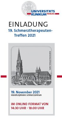 Vorschau Schmerztherapeuten-Treffen 2021